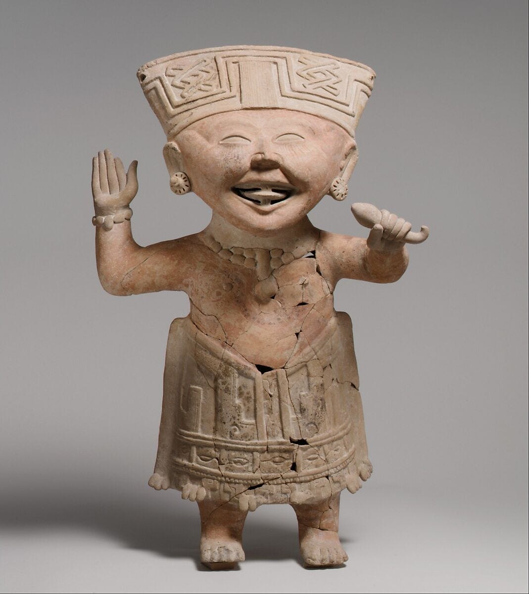 Smiling Figure, South central Veracruz, 600-1000 CE