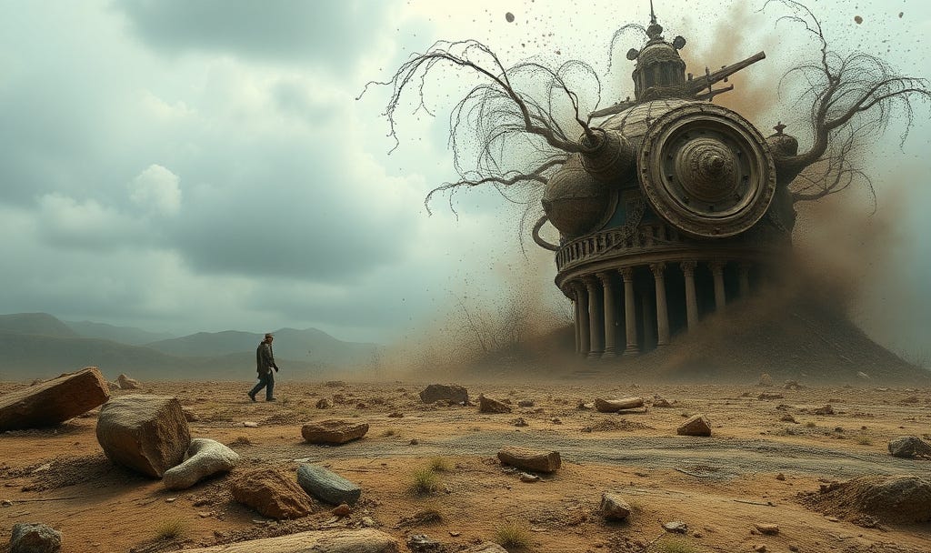 Substack AI’s depiction of “the absurdness of reality”